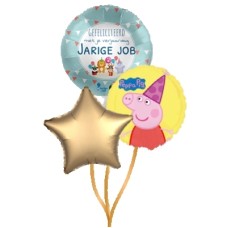 Put together a birthday balloon bunch for a child yourself
